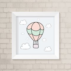 Quadro Infantil Balão Candy Color