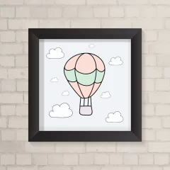 Quadro Infantil Balão Candy Color - comprar online