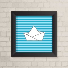 Quadro Infantil Barquinho - comprar online