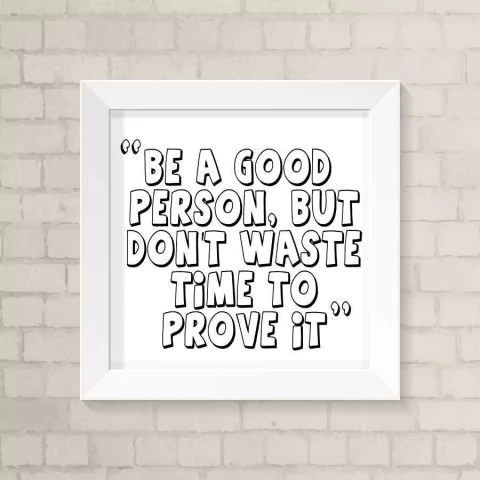 Quadro Casa Good Person