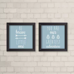 Kit de Quadros Be Brave Little One - comprar online
