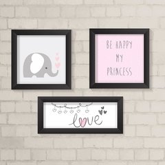 Kit de Quadros Be Happy - comprar online