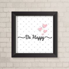 Quadro Infantil Be Happy - comprar online