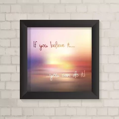 Quadro Casa Believe - comprar online