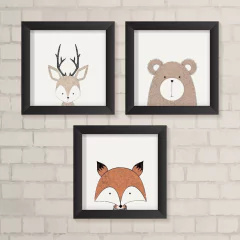 Kit de Quadros Bichinhos - comprar online