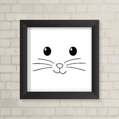Quadro Infantil Carinha Minimalista - comprar online