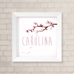 Quadro com Nome Cerejeira