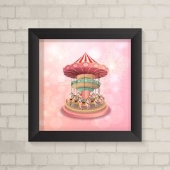 Quadro Infantil Carrossel - comprar online