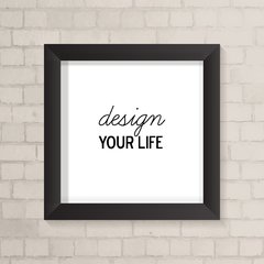 Quadro Casa Design Your Life - comprar online