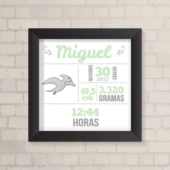 Quadro Nascimento Dino - comprar online