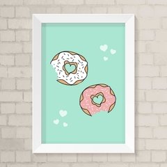 Quadro Infantil Donuts