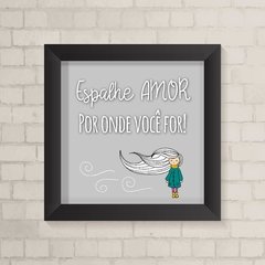 Quadro Infantil Espalhe Amor - comprar online