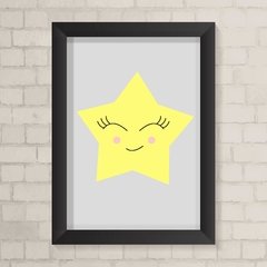 Quadro Infantil Estrela - comprar online