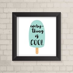 Quadro Casa Picolé e Frase - comprar online