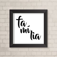 Quadro Casa Família - comprar online