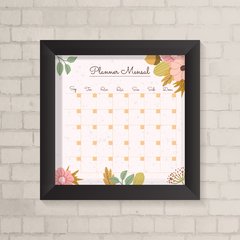 Quadro Planner Flores - comprar online