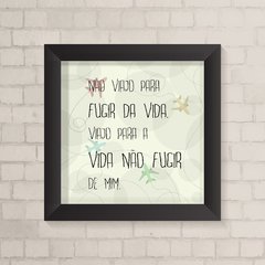 Quadro Casa Fugir de Mim - comprar online