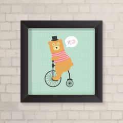 Quadro Infantil Funny Bear - comprar online