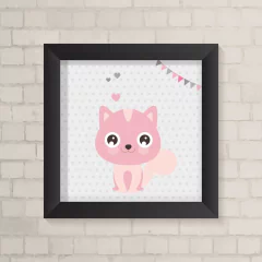 Quadro Infantil Gatinha - comprar online