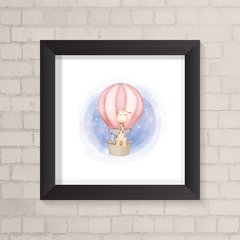 Quadro Infantil Girafinha Aquarela - comprar online