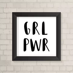 Quadro Infantil Girl Power - comprar online