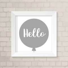 Quadro Infantil Hello