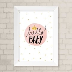 Quadro Infantil Hello Baby
