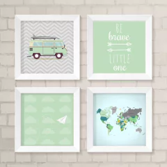Kit de Quadros Viagem