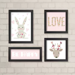 Kit de Quadros Floral - comprar online