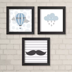 Kit de Quadros Mustache - comprar online
