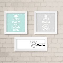 Kit de Quadros Call Mom and Dad