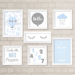 Kit de Quadros Hello, Be Brave