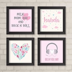 Kit de Quadros Rock Girl - comprar online