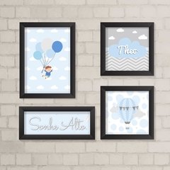 Kit de Quadros Sonhe Alto Menino - comprar online