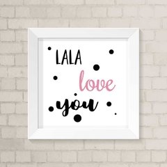 Quadro Casa Love You