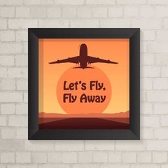 Quadro Casa Let's Fly - comprar online