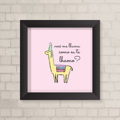 Quadro Casa Lhama - comprar online