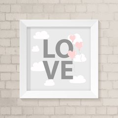 Quadro Infantil L.O.V.E