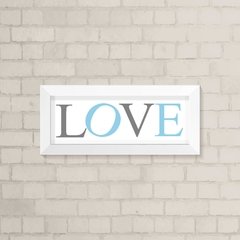Quadro Infantil Love Menino