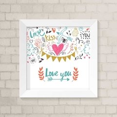 Quadro Infantil Love You