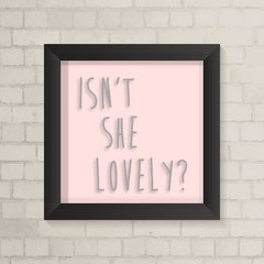 Quadro Infantil Lovely - comprar online