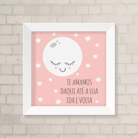 Quadro Infantil Lua Cheia