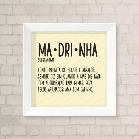 Quadro Infantil Madrinha