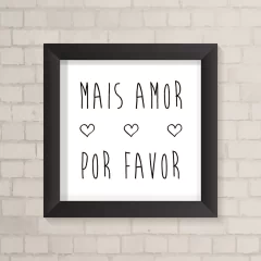 Quadro Casa Mais Amor - comprar online