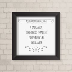 Quadro Casa Mal Nenhum - comprar online