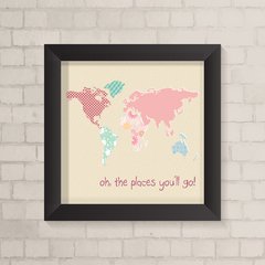 Quadro Casa Mapa - comprar online
