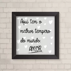 Quadro Casa Melhor Tempero - comprar online