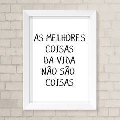 Quadro Casa As Melhores Coisas