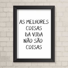 Quadro Casa As Melhores Coisas - comprar online