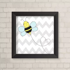 Quadro Infantil Abelhinha Menino - comprar online